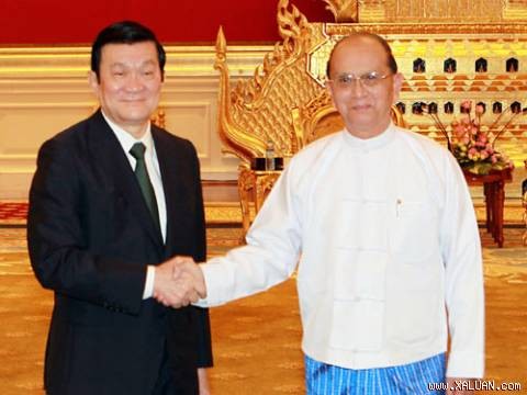 ภารกิจของประธานประเทศเวียดนามTrương Tấn Sangในพม่า - ảnh 1